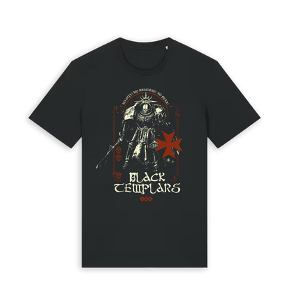 Black Printed T-shirt Front