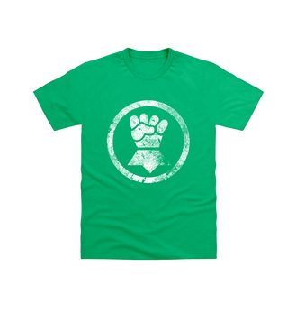 Irish Green Imperial Fists Battleworn Insignia T Shirt