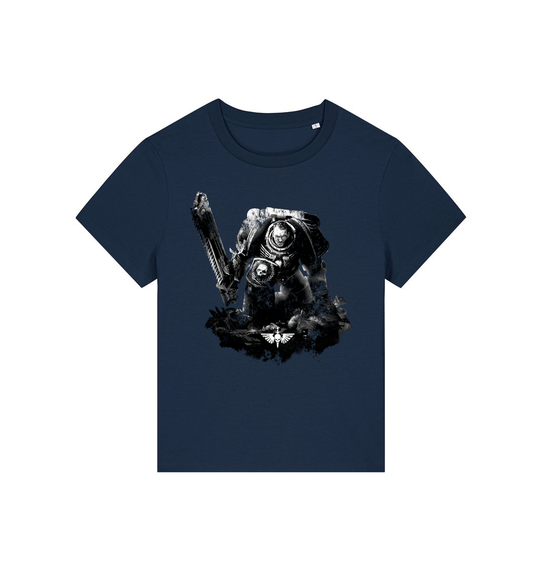 French Navy Printed T-shirt Front