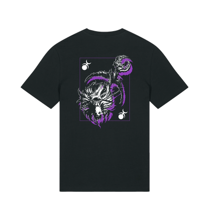 Black Printed T-shirt Back