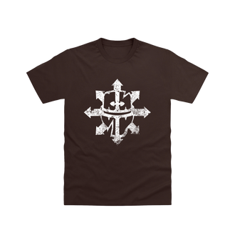 Dark Chocolate Chaos Knights Battleworn Insignia T Shirt