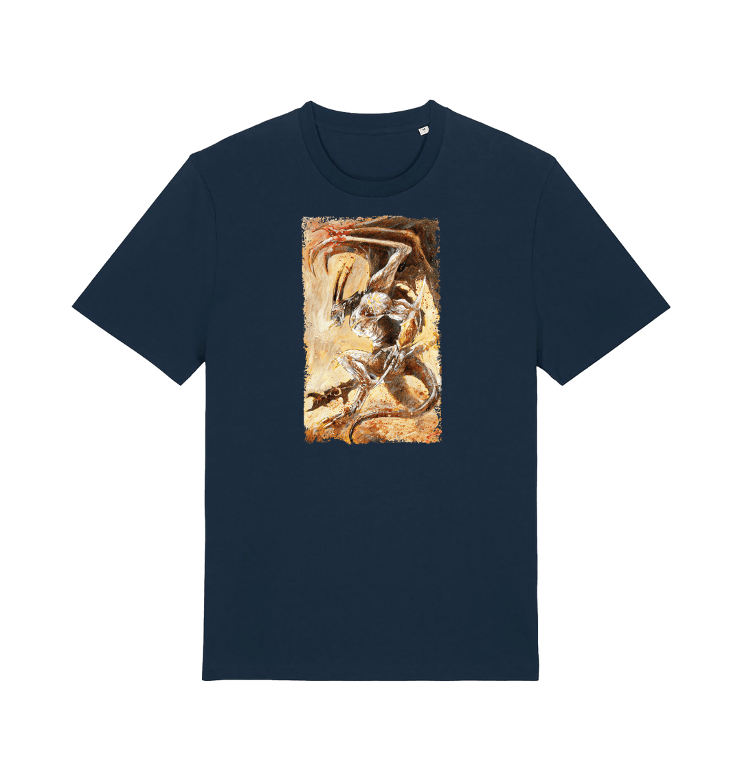 French Navy Printed T-shirt