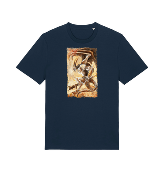 French Navy Printed T-shirt