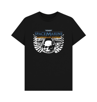 Black Warhammer 40,000: Space Marine Anniversary Edition Front Logo T Shirt