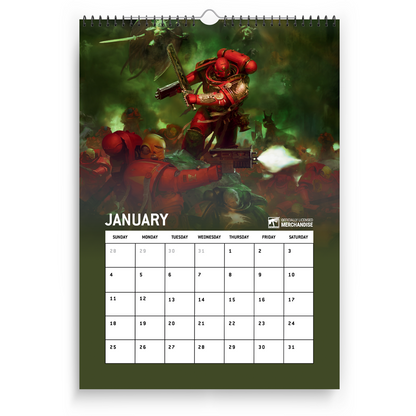 Warhammer 40,000: Blood Angels 2026 Calendar Preorder
