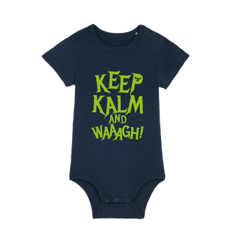 French Navy Printed baby grow