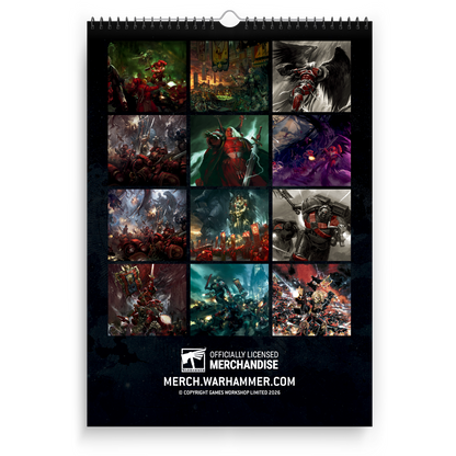 Warhammer 40,000: Blood Angels 2026 Calendar Preorder