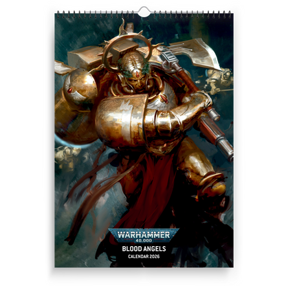 Warhammer 40,000: Blood Angels 2026 Calendar Preorder