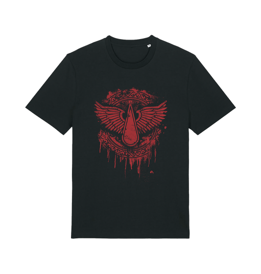 Black Printed T-shirt Front