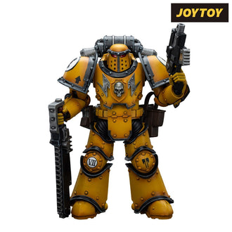 As shown JoyToy Warhammer The Horus Heresy Action Figure - Imperial Fists, Legion MkIII Despoiler Squad Legion Despoiler with Chainsword (1\/18 Scale)