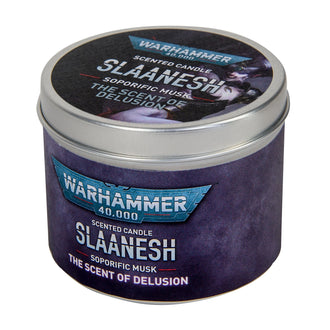 As Shown Warhammer 40000: Slaanesh Candle (Purple)