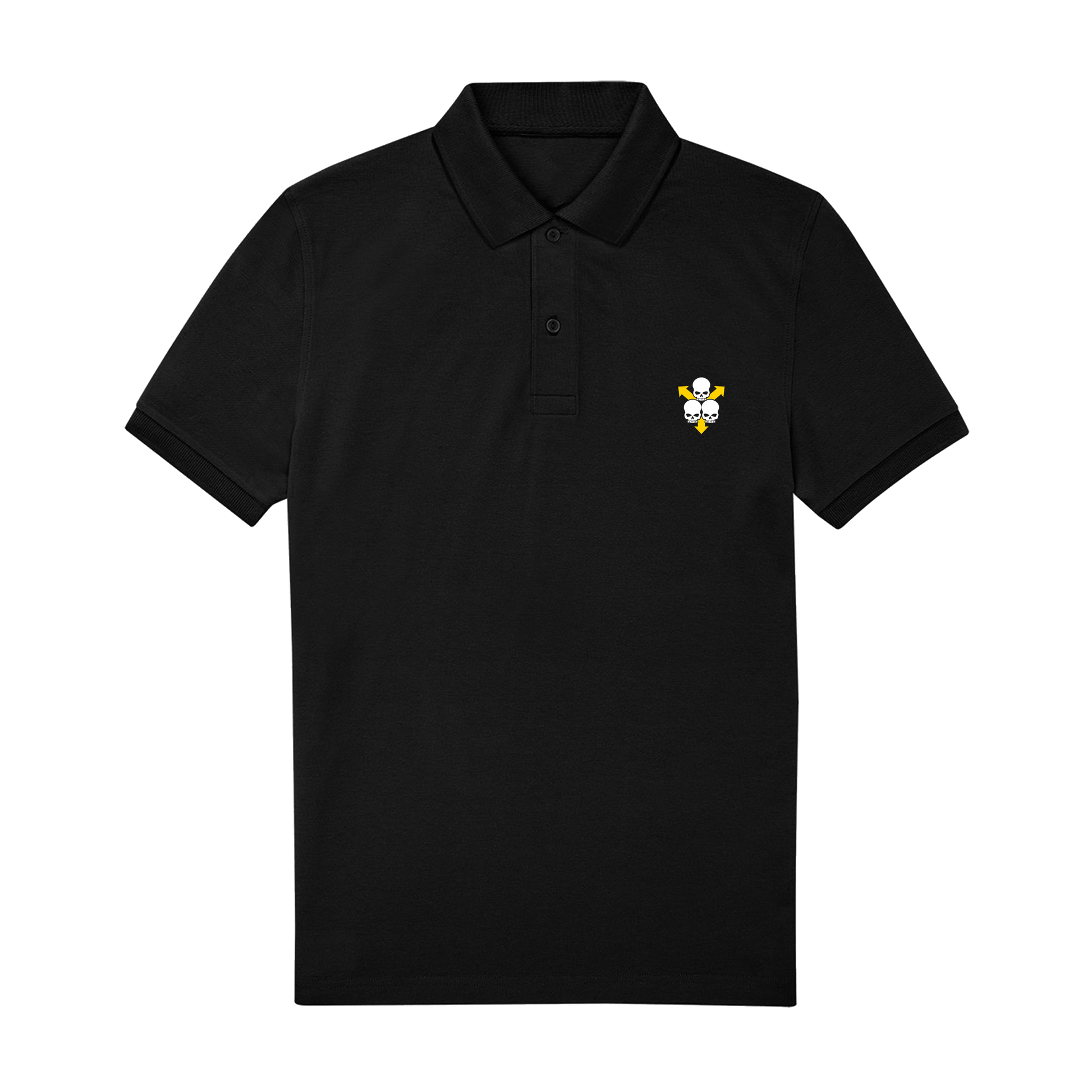 Black Polo Shirt Front