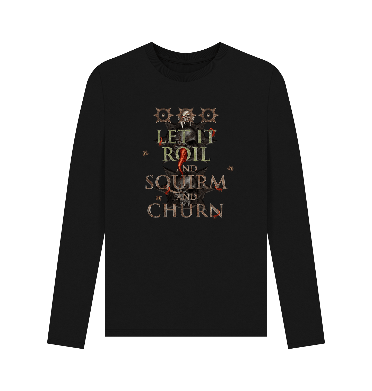 Black Death Guard Roil, Squirm & Churn Long Sleeved T Shirt
