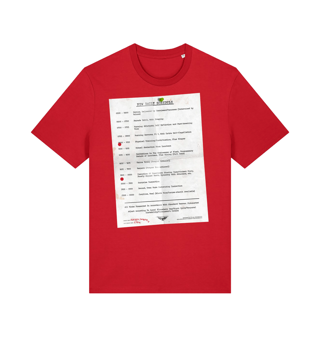 Red Printed T-shirt Front