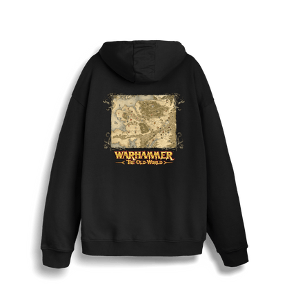 Black Printed Sweater Back