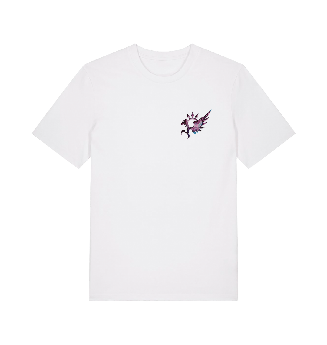 White Printed T-shirt Front