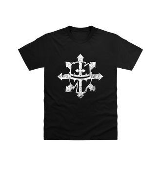 Black Chaos Knights Battleworn Insignia T Shirt