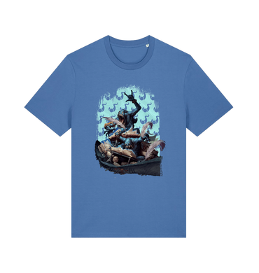 Bright Blue Printed T-shirt