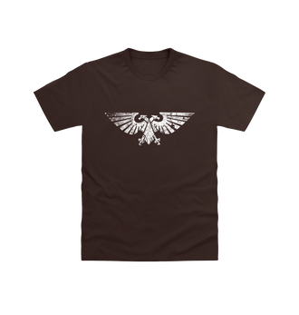 Dark Chocolate Aquila Battleworn Insignia T Shirt