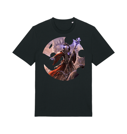 Black Printed T-shirt Front