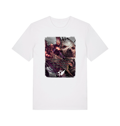 White Printed T-shirt Front