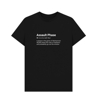 Black Assault Phase Definition T Shirt