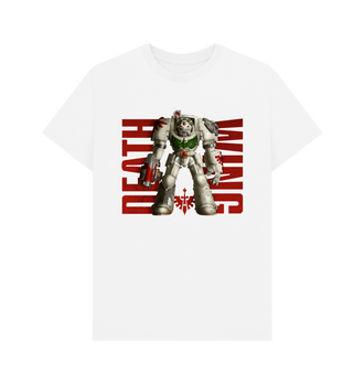 White Dark Angels Deathwing White T Shirt