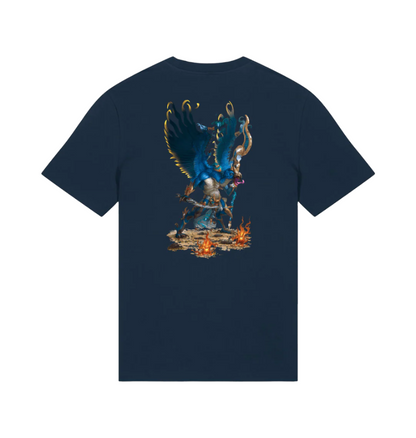 French Navy Printed T-shirt