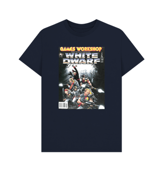 Navy Blue White Dwarf Issue 149 T Shirt