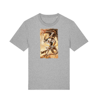Heather Grey Printed T-shirt