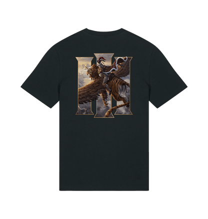 Black Printed T-shirt Back