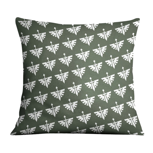 Dark Angels Repeat Pattern Cushion