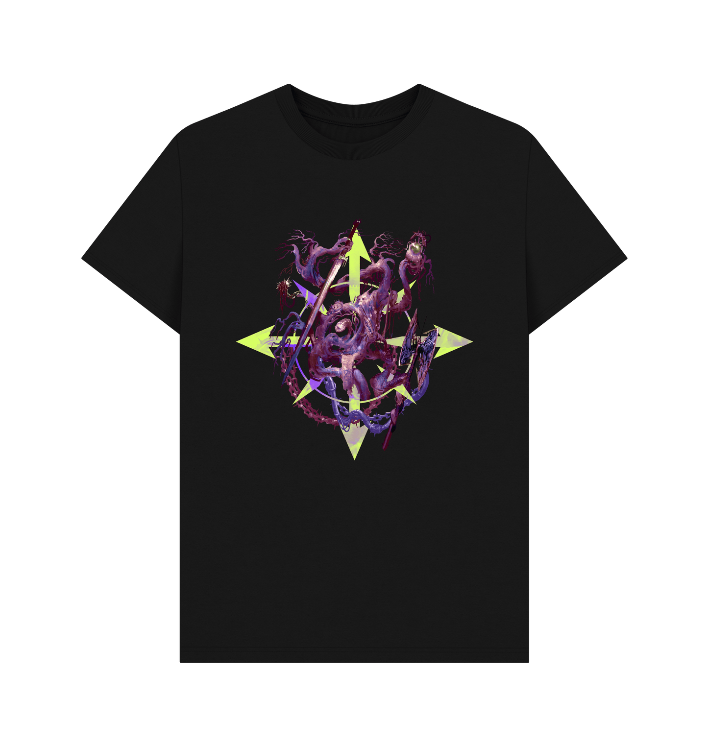 Black Chaos Space Marines Spawn of Chaos T Shirt