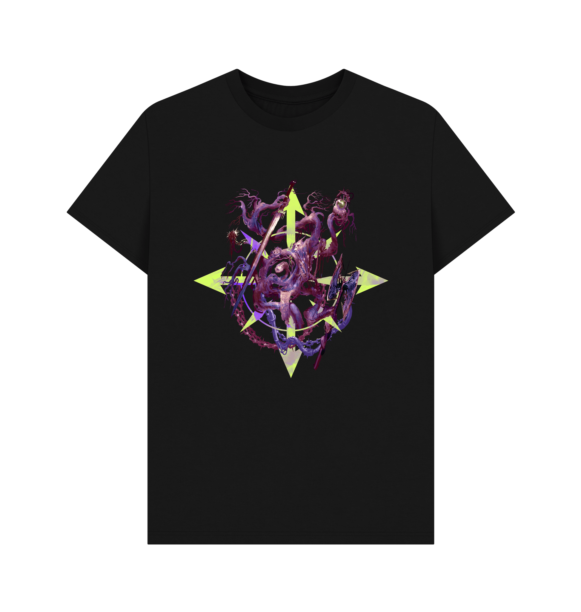 Black Chaos Space Marines Spawn of Chaos T Shirt