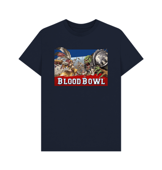 Navy Blue Blood Bowl T Shirt