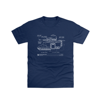 Navy Ultramarines Repulsor T Shirt