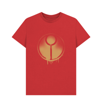 Red T'au Graffiti Insignia T Shirt