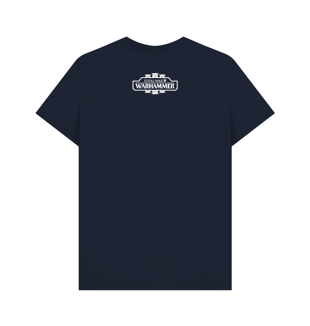 Navy Blue Printed T-shirt Back