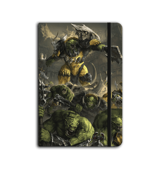 Black Orruk Warclans Ironjawz Notebook