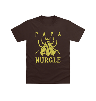 Dark Chocolate Papa Nurgle Fly T Shirt