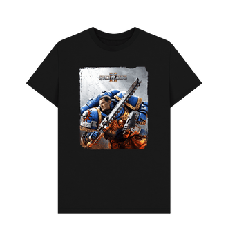 Black Premium Warhammer 40,000: Space Marine 2 Titus T Shirt