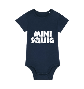French Navy Printed baby grow