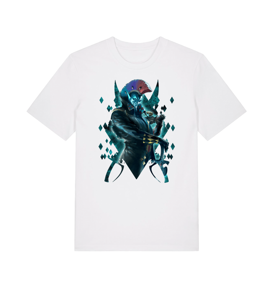 White Printed T-shirt Front