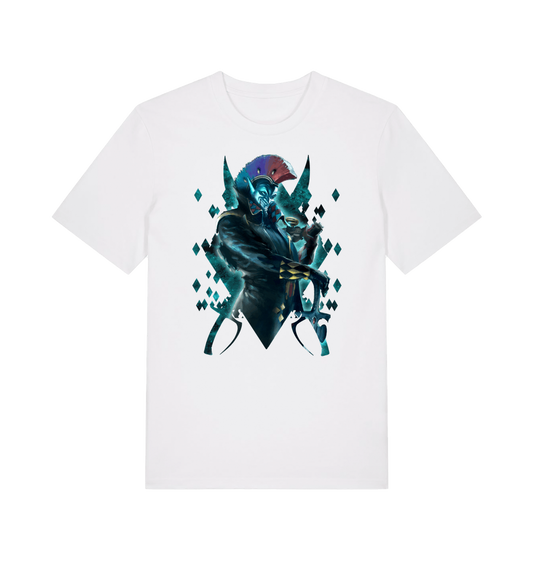 White Printed T-shirt Front