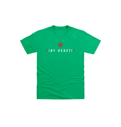 Irish Green Printed Kids T-Shirt Front