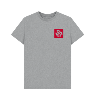 Athletic Grey Printed T-shirt