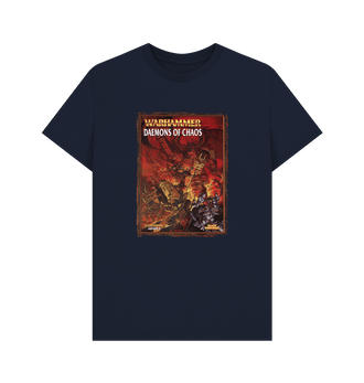 Navy Blue Warhammer Fantasy Battle 7th Edition - Demons of Chaos T Shirt