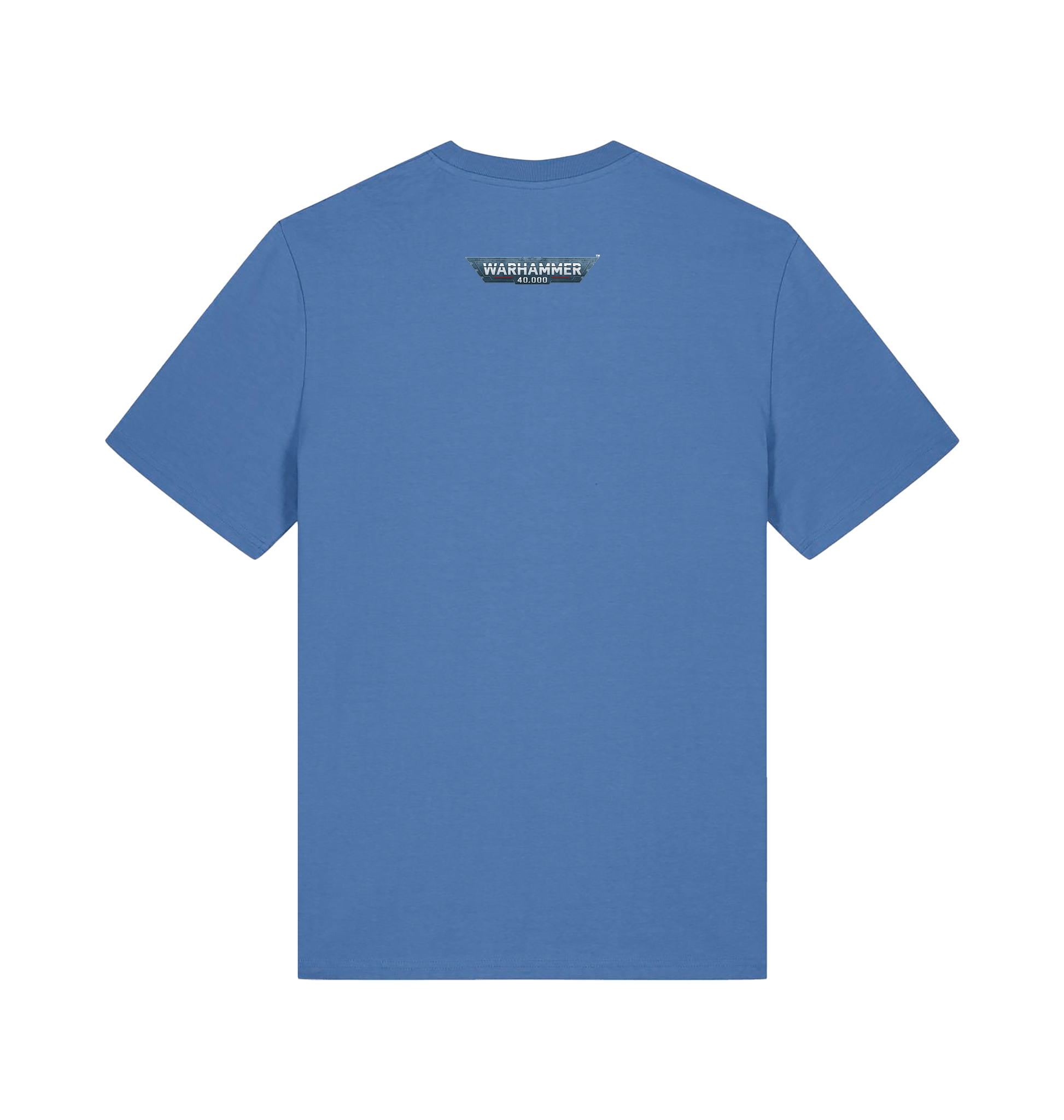 Bright Blue Printed T-shirt Back