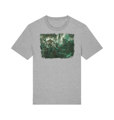 Heather Grey Printed T-shirt