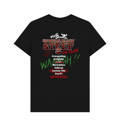 Black Printed T-shirt Back